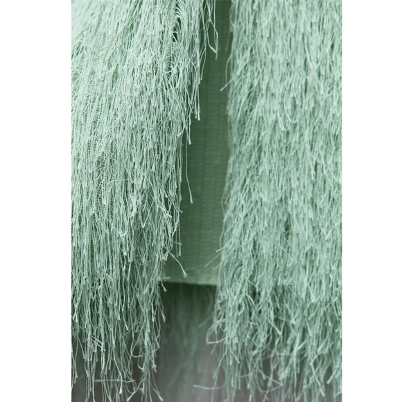 Zara FRINGED MIDI SKIRT - Picture 7 of 7